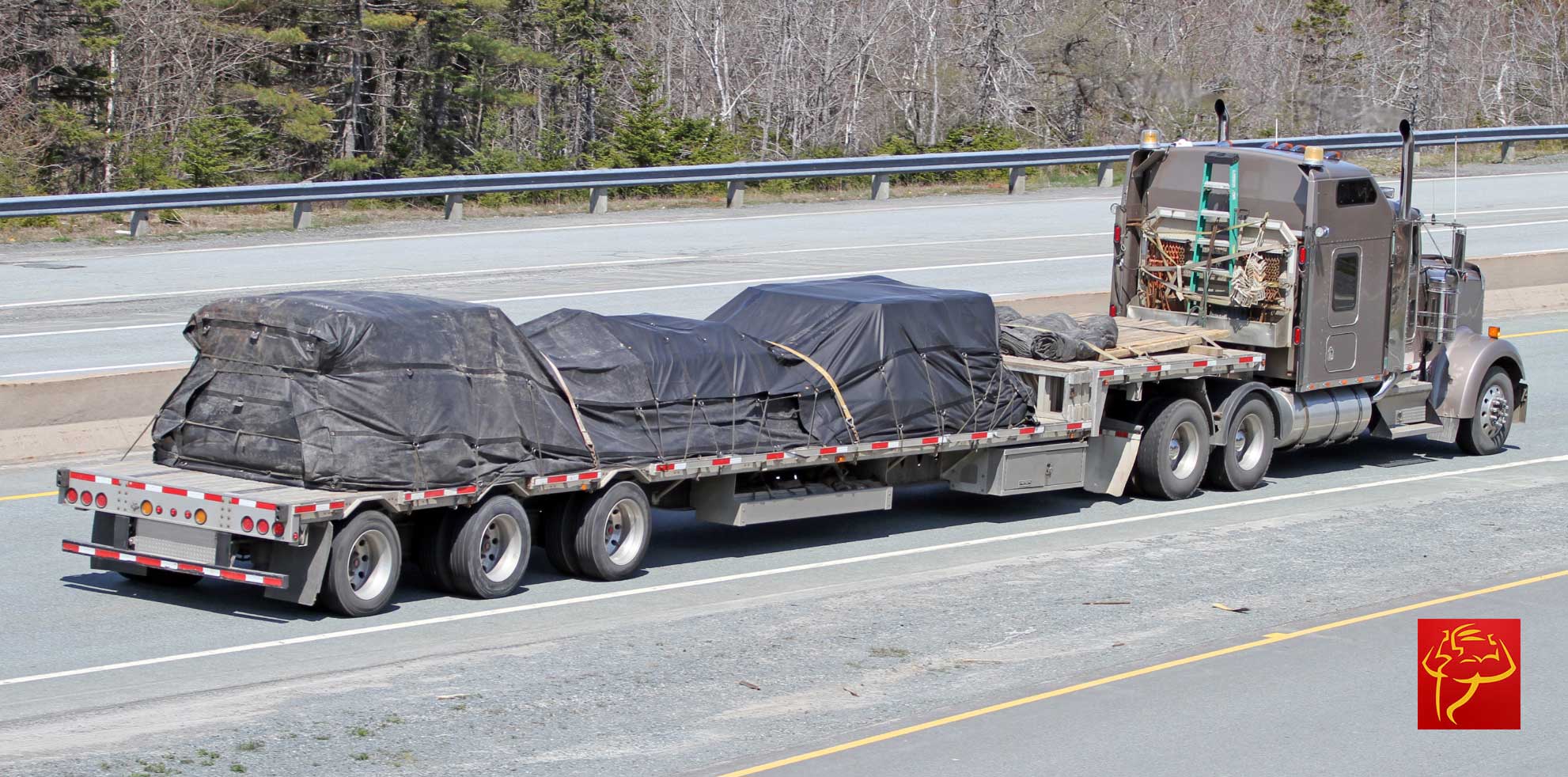 Use Steel Tarps To Ensure Safety While Driving Heavy Loaded Truck