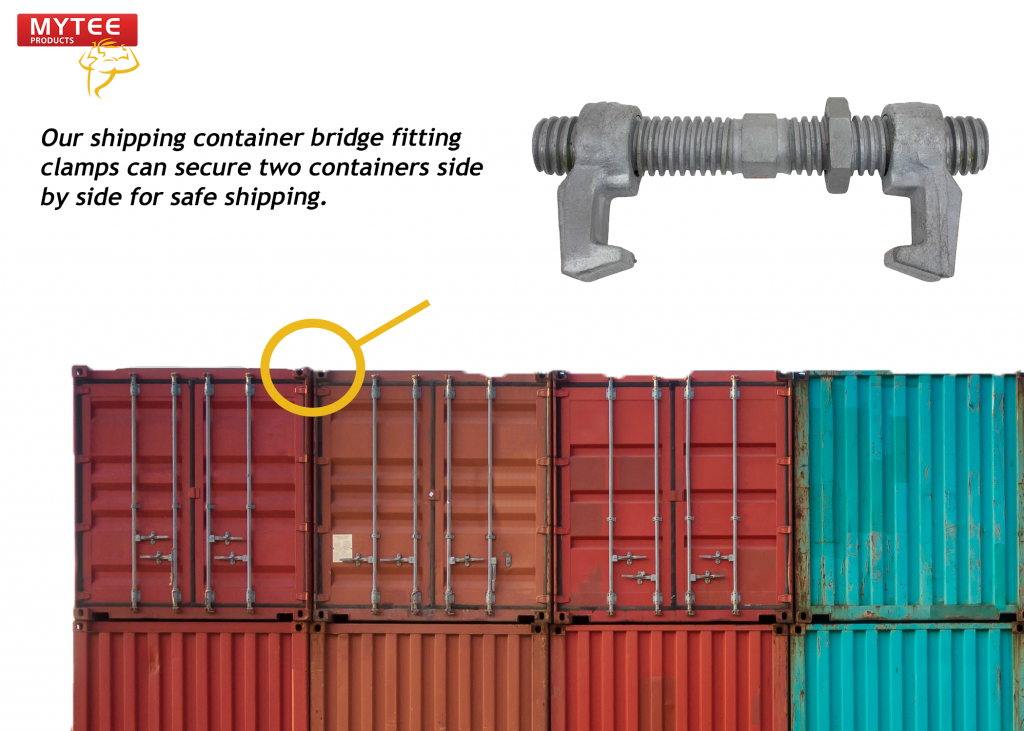 Sea Rail Shipping Container Bridge Fittings Clamp