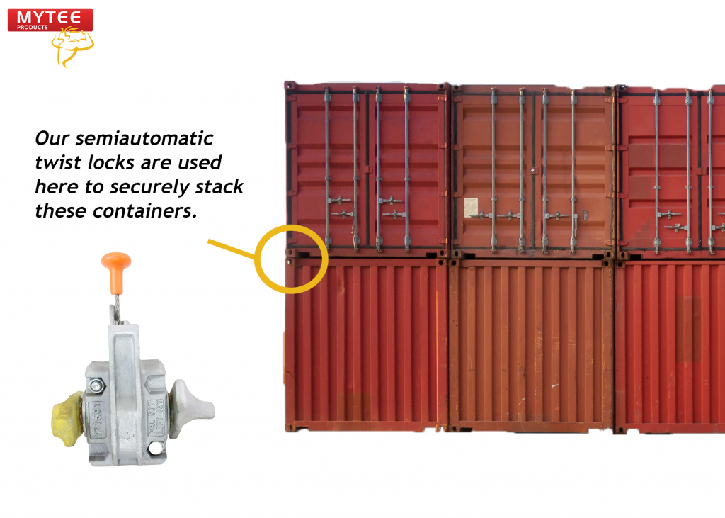 Shipping Iso Container Twist Lock Stacking x 4