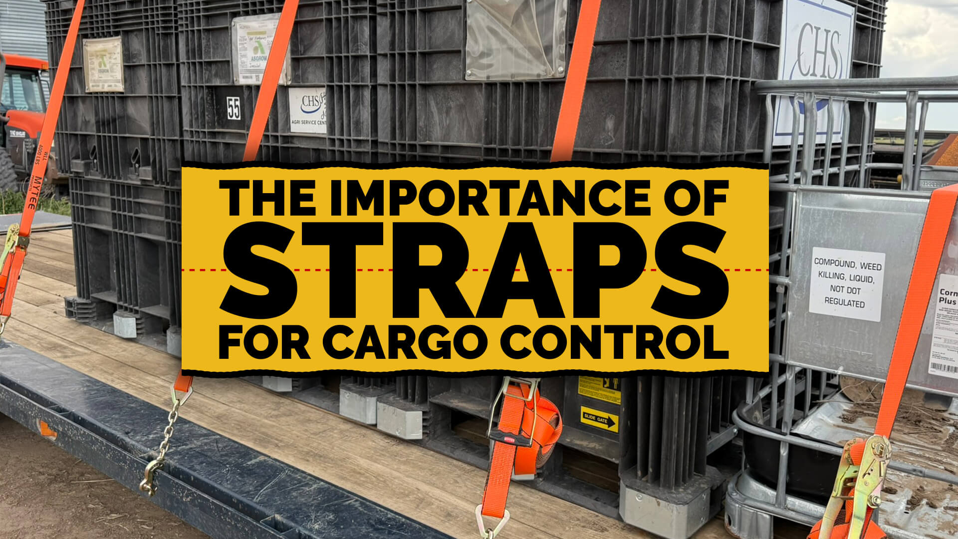 Why Winch Straps and Ratchet Straps are Crucial for Flatbed Load Shifting