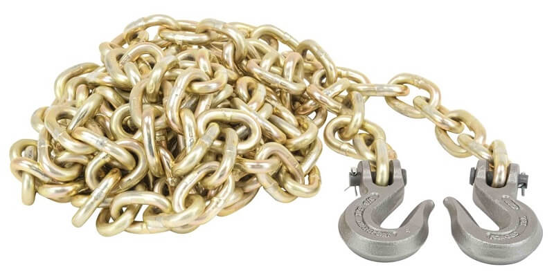 3/8in x 20ft G70 Chain with Grab Hooks