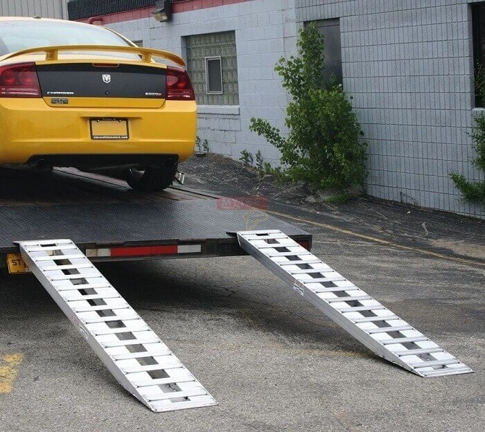 how to use truck loading ramp