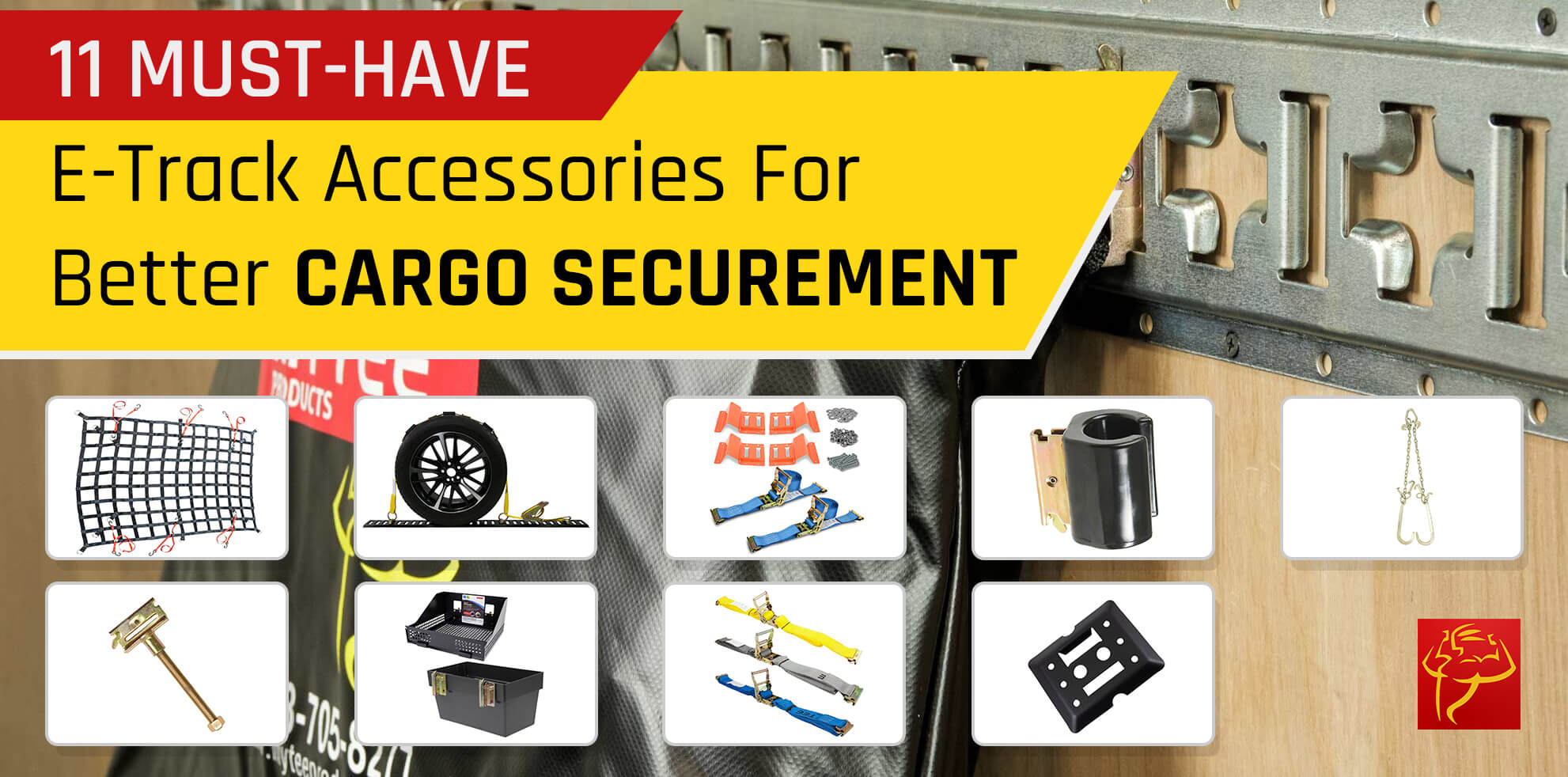 11 Best E-Track Accessories & Straps for Trailers and Cargo Control