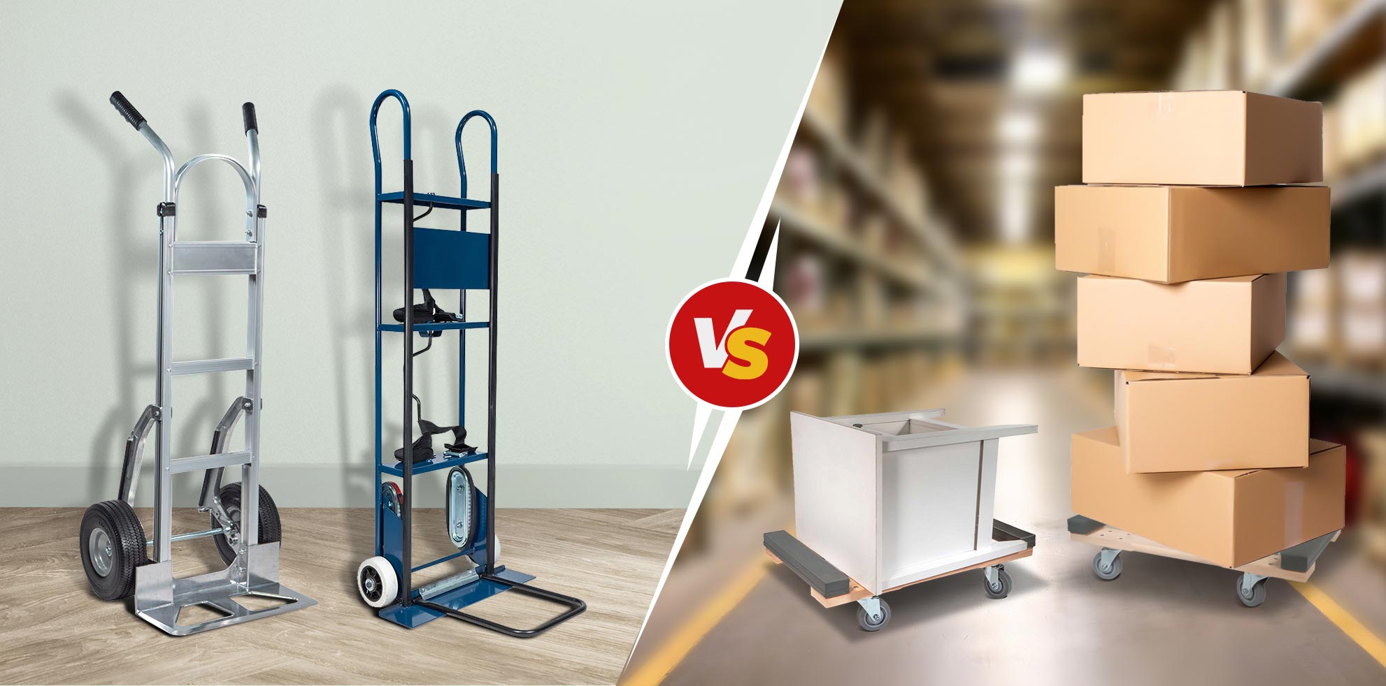 What is the Difference Between a Hand Truck and a Dolly?