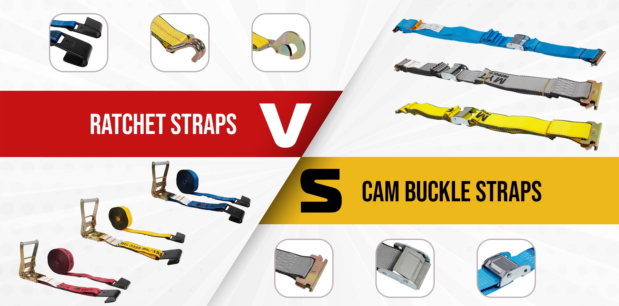 Cam Buckle Straps vs Ratchet Straps: Best Tie Down Options Explained