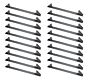 20 Pack Heavy Duty CR36-HD Coil Racks for Large Dunnage, 6 Gauge Steel, Grey, 1 Pc_Poly Bag, 4 Pc_Box Front Right Side View - Mytee Products