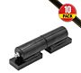 7_ Heavy-duty Gate Barrel Hinge, Weld-on, Black Powder Coated, 900 lbs Capacity - 10 pk - Mytee Products