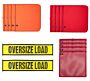 Oversize Load Signs & Flags w_ Wire Loop - Kit Image - Truck Safety Supply Kit