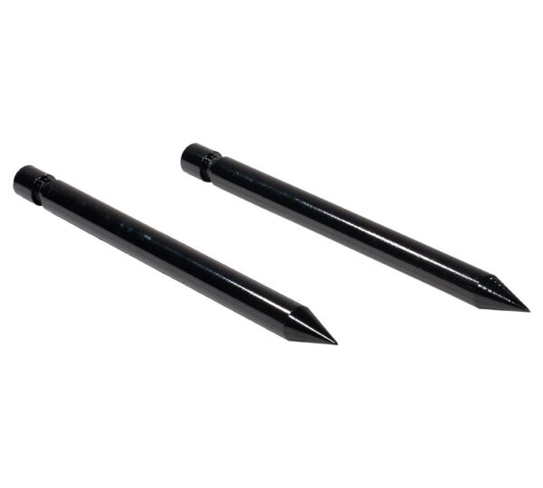 17_ Hay Spear Stabilizer - Red Powder Coated, Sold in Pairs Right View - Mytee Products