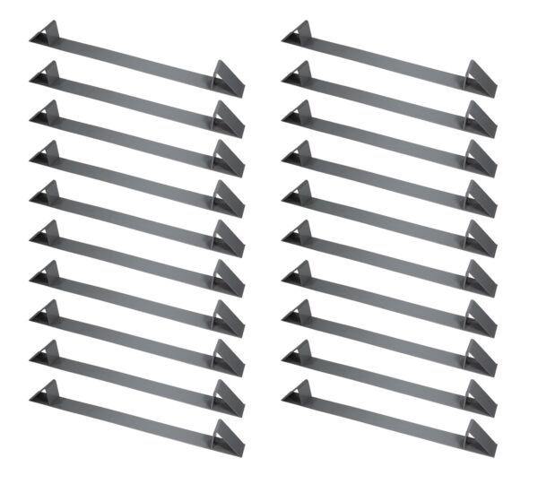 20 Pack Heavy Duty CR36-HD Coil Racks for Large Dunnage, 6 Gauge Steel, Grey, 1 Pc_Poly Bag, 4 Pc_Box Front Right Side View - Mytee Products 20 Pack Heavy Duty CR36-HD Coil Racks for Large Dunnage, 6 Gauge Steel, Grey, 1 Pc_Poly Bag, 4 Pc_Box Front Right Side View - Mytee Products