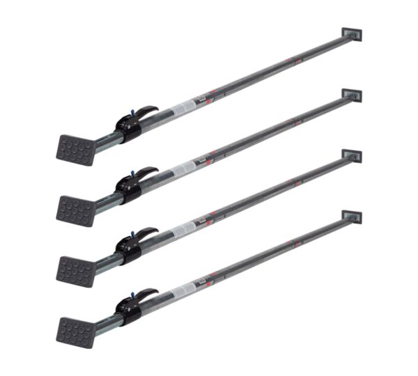 4 Pack Steel Ratcheting Load Lock - Telescoping Full Stick Angle - Mytee Products
