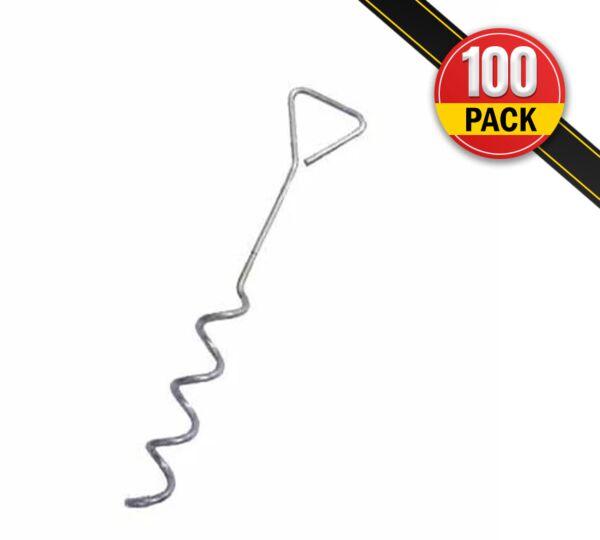(100 Pack) Spiral Anchor Pins 16_ Main Image View1 - Mytee Products