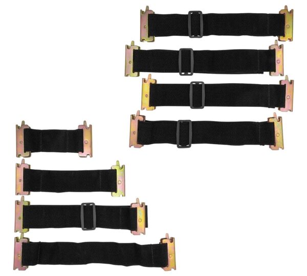 (4 Pcs) E-Track Bungee Tie-Down Straps - Black Main Image View - Mytee Products (4 Pcs) E-Track Bungee Tie-Down Straps - Black Main Image View - Mytee Products