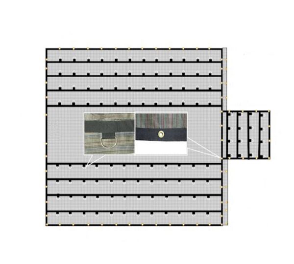 20' x 28' Bee Hauling Tarp/Bee Tarp with 10' Drop for Flatbed Trailers 20' x 28' Bee Hauling Tarp/Bee Tarp with 10' Drop for Flatbed Trailers