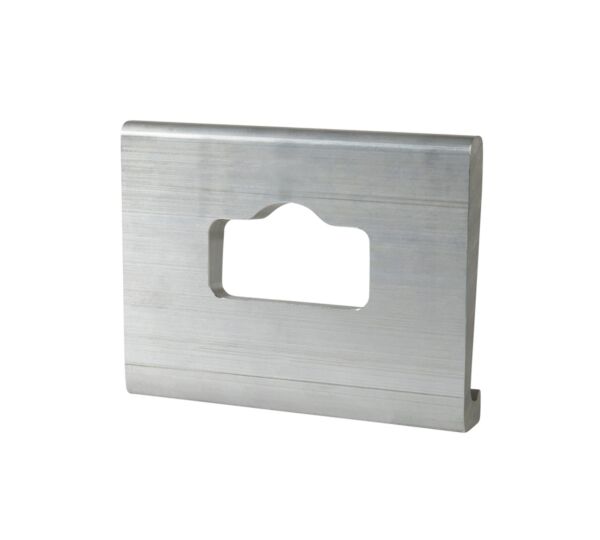 Benson J-Plate Removable Tie Down Aluminum Extrude, 6600 lbs WLL, Side Angle View-Mytee Products