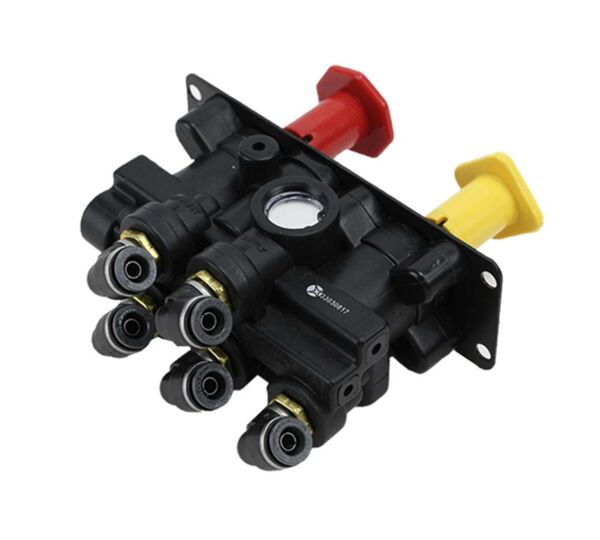thumbnail image 2 of Alpar 5 Port Dash Control Valve For Volvo Trucks, 3/8 PTC Fitting, Parking Brake Valve Ref: 24340522 H-30535 2 of 5