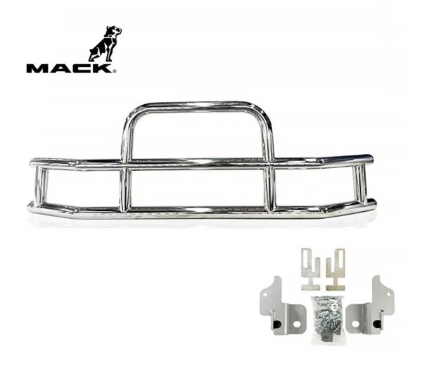Deer Grille Guards with Brackets Compatible with MACK Pinnacle 2007-2016 Brackets KIT Logo View-Mytee Products