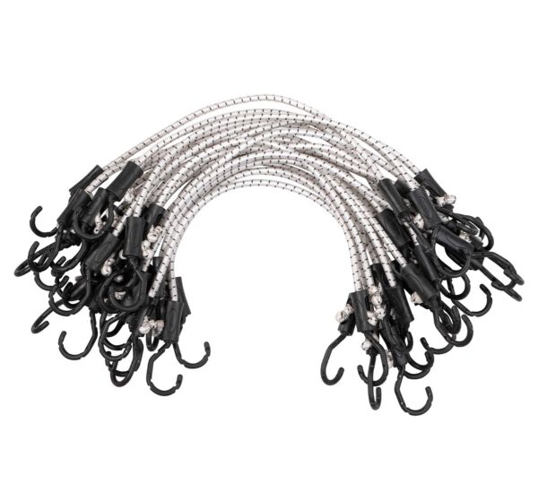 Heavy Duty Adjustable Bungee Cords (25 Pcs) View - Mytee Products