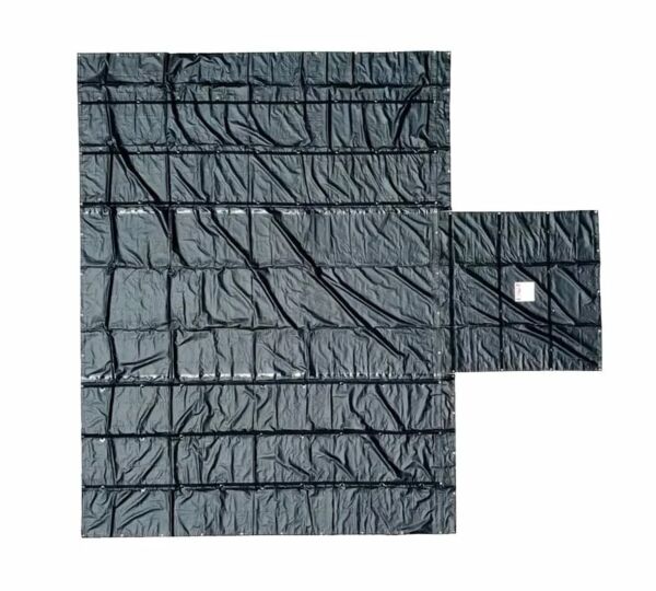 20' x 27' 18oz Heavy Duty  Lumber Tarp with 6' Drop-Black-Mytee Products