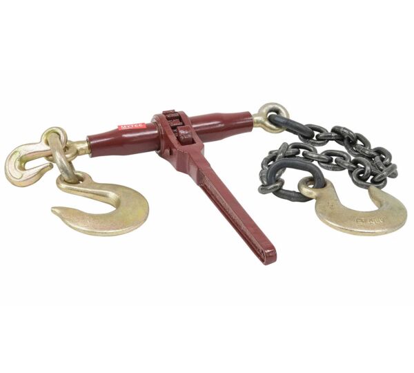 Mytee Ratchet Pro Binder w_ 3_8_ Grab & 1_2_ Sling Hook, & 2_ G8 Chain & 1_2_ Sling Hook, 7100 WLL Main Image View1 - Mytee Products