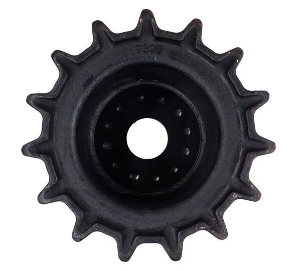 OEM 7166679 Drive Sprocket for Bobcat T180, T550, T190, T590 - 12 Bolt Holes Front View - Mytee Products