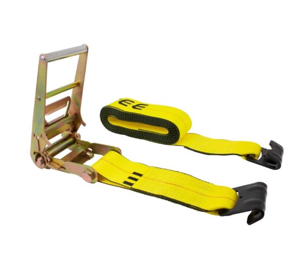 4" x 30' Ratchet Straps W/Flat Hook, 6,670WLL-eXtreme-Mytee Products 4" x 30' Ratchet Straps W/Flat Hook, 6,670WLL-eXtreme-Mytee Products