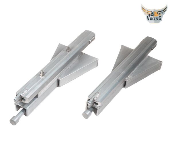 Viking (1 Pair) 18_ H Heavy Duty Aluminum Flatbed & Step Deck Load Levelers Logo View1 - Mytee Products Viking (1 Pair) 18_ H Heavy Duty Aluminum Flatbed & Step Deck Load Levelers Logo View1 - Mytee Products