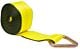 4" x 30'  Winch Strap with Delta Ring,  5,400WLL-Yellow-Mytee Products