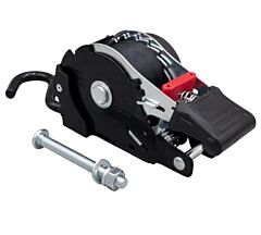 1_x10_ Retractable Ratchet Straps w_ Coated S Hook, Bolt On W_ Fasteners, Working Load Limit_ 500 lbs. Mytee Products