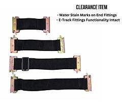 (4 Pcs) E-Track Bungee Tie-Down Straps - Assorted Lengths-Clearance