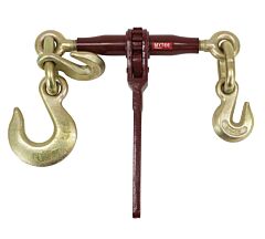 Heavy Duty Ratchet Load Binder w/ 1/2" Grab Hook & 5/8" Slip Hook - 1/2" Grab Hook And WLL 15,000 lbs -Mytee Products