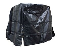6' x 6' x 6' Coil Tarps Complete View-Mytee Products