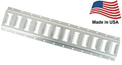 E-Track Horizontal Galvanized Rails, Made in USA