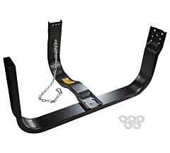 Nash Style Trailer Spare Tire Mount, Black w_ Safety Chain & Mounting Hardware - Mytee Products23