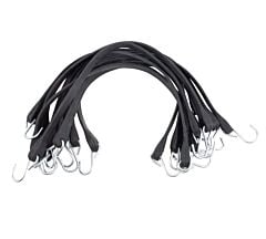 21" EPDM Tarp Bungee Straps With  Crimped Hooks -50 Pack-Mytee Products