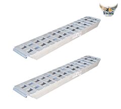 Viking’s 18_ x 96_ Aluminum Trailer Upper Ramps in Pairs - Load Limit 23,500 lbs Per Axle - Main Image View - Mytee Products