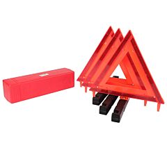 Warning Triangle Reflector Kit, 3-Piece Set, 17” Sides – DOT Approved all angles View Mytee Products1