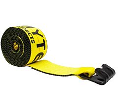 4" x 30' Winch Straps w/ Flat Hook &, 6,670 Lbs WLL-eXtreme-Mytee Products