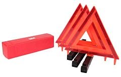 Warning Triangle 17" Sides DOT Approved (Collapsible, Set of 3 pcs)