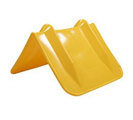 12" Heavy-Duty Plastic Edge Protector - Yellow