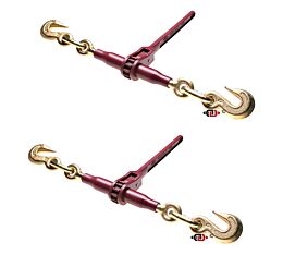 2 Pack Heavy-Duty Durabilt Speciality Pro-Bind Ratchet Binder with 3/8" & 5/8" Grab Hook