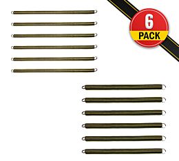 (6 Pack) Hose Spring 25.09 & 15.42 Oa Replaces OEM: 11603, 11600