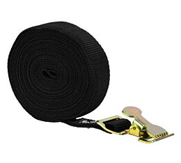 1 pack ,All purpose Lashing  Strap, 1_ x 15_, Black- Side View- Mytee Products