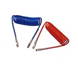 1st image red and blue COILED HOSE 1RED 1BLUE 36IN Replaces OEM 11952-Mytee Products