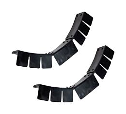 24" Long Steel Coil Edge Protector w/ Rubber Pads - Sold in Pairs