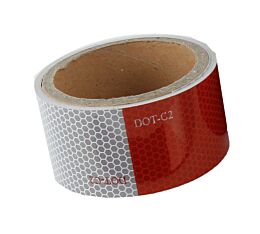 2_ X 150_ Conspicuity Tape Red_Silver OEM GRO41160 Top View - Mytee Products
