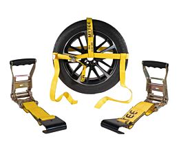 2_in x 10_ft Side Mount Wheel Net with Two Ratchets _ Flat Hook Front with Ratchet View-Mytee Products