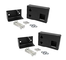 (2 Pack) Bolt-On Detachable Shipping Container Lock Box