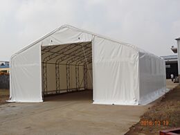 Double Truss Building Shelters 30'(W) x 60'(L) x 22'(H)
