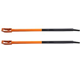 (2 Pack) 40-inch Combination Winch Bar w/ Square Head for Flatbed Trailers - Powder Coated, Non-Slip Handle